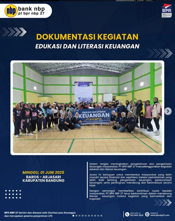 BPR NBP 27 Gelar Edukasi dan Literasi Keuangan untuk Masyarakat