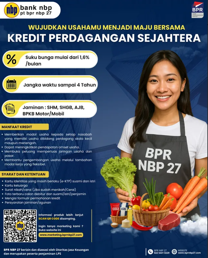 Wujudkan Usahamu Menjadi Maju dengan Kredit Perdagangan Sejahtera dari BPR NBP 27