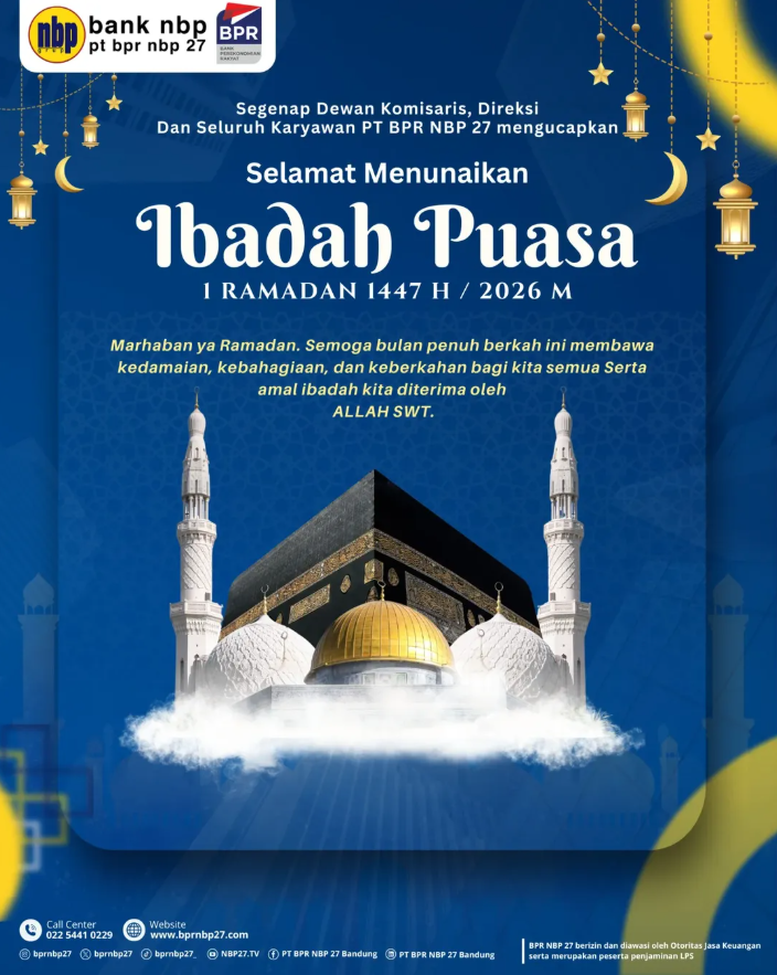 Selamat Menunaikan Ibadah Puasa 1 Ramadan 1447 H / 2026 M